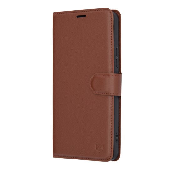 Husa pentru Xiaomi Redmi Note 13 Pro 5G / Poco X6 - Techsuit Leather Folio - Brown