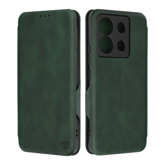 Husa pentru Xiaomi Redmi Note 13 Pro 5G / Poco X6 - Techsuit Safe Wallet Plus - Green