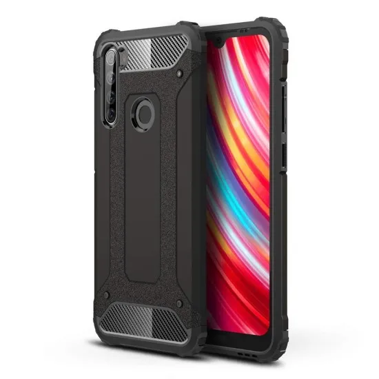 Husa pentru Xiaomi Redmi Note 8T - Techsuit Hybrid Armor - Black
