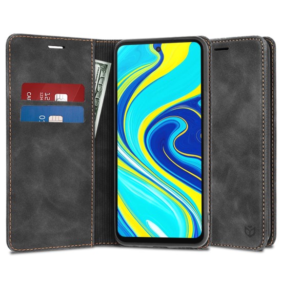 Husa pentru Xiaomi Redmi Note 9S / Note 9 Pro / Note 9 Pro Max - Techsuit Confy Cover - Black