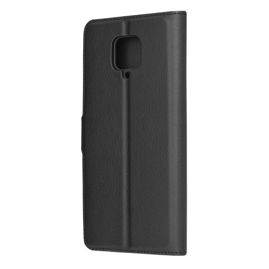 Husa pentru Xiaomi Redmi Note 9S / Note 9 Pro / Note 9 Pro Max - Techsuit Leather Folio - Black