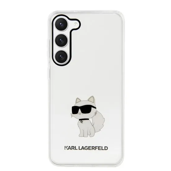 Husa Samsung Galaxy S23 Plus - Karl Lagerfeld Hardcase Transparent (KLHCS23MHNCHTCT) - Ikonik Choupette Husa Samsung Galaxy S23 Plus - Karl Lagerfeld Hardcase Transparent (KLHCS23MHNCHTCT) - Ikonik Choupette
