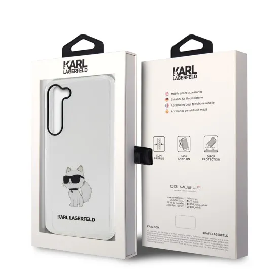Husa Samsung Galaxy S23 Plus - Karl Lagerfeld Hardcase Transparent (KLHCS23MHNCHTCT) - Ikonik Choupette Husa Samsung Galaxy S23 Plus - Karl Lagerfeld Hardcase Transparent (KLHCS23MHNCHTCT) - Ikonik Choupette