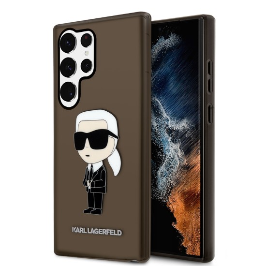 Husa Samsung Galaxy S23 Ultra - Karl Lagerfeld Hardcase (KLHCS23LHNIKTCK) - Ikonik Karl Lagerfeld