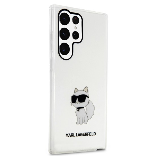 Husa Samsung Galaxy S23 Ultra - Karl Lagerfeld Hardcase Transparent (KLHCS23LHNCHTCT) - Ikonik Choupette