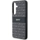 Husa Samsung Galaxy S24 - DKNY Leather Mono Stripe & Metal Logo (DKHCS24SPRTHSLK) - Black