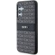 Husa Samsung Galaxy S24 - DKNY Leather Mono Stripe & Metal Logo (DKHCS24SPRTHSLK) - Black