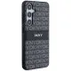 Husa Samsung Galaxy S24 - DKNY Leather Mono Stripe & Metal Logo (DKHCS24SPRTHSLK) - Black