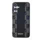 Husa Samsung Galaxy S24 Plus - DKNY Leather Checkered Mono Pattern MagSafe (DKHMS24MPCPVSLK ) - Black