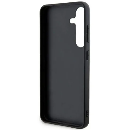 Husa Samsung Galaxy S24 Plus - DKNY Leather Mono Stripe & Metal Logo (DKHCS24MPRTHSLK) - Black Husa Samsung Galaxy S24 Plus - DKNY Leather Mono Stripe & Metal Logo (DKHCS24MPRTHSLK) - Black