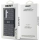 Husa Samsung Galaxy S24 Plus - DKNY Leather Mono Stripe & Metal Logo (DKHCS24MPRTHSLK) - Black