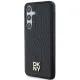 Husa Samsung Galaxy S24 Plus - DKNY Leather Pattern Metal Logo MagSafe (DKHMS24MPSHRPSK) - Black Husa Samsung Galaxy S24 Plus - DKNY Leather Pattern Metal Logo MagSafe (DKHMS24MPSHRPSK) - Black
