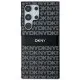 Husa Samsung Galaxy S24 Ultra - DKNY Leather Mono Stripe & Metal Logo (DKHCS24LPRTHSLK) - Black