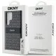 Husa Samsung Galaxy S24 Ultra - DKNY Leather Mono Stripe & Metal Logo (DKHCS24LPRTHSLK) - Black