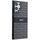 Husa Samsung Galaxy S24 Ultra - DKNY Leather Mono Stripe & Metal Logo (DKHCS24LPRTHSLK) - Black