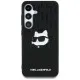 Husa Samsung Galaxy S25 - Karl Lagerfeld Hardcase Monogram Leather (KLHCS25SPGKLCHPK) - Choupette Head Pin Husa Samsung Galaxy S25 - Karl Lagerfeld Hardcase Monogram Leather (KLHCS25SPGKLCHPK) - Choupette Head Pin