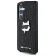Husa Samsung Galaxy S25 - Karl Lagerfeld Hardcase Monogram Leather (KLHCS25SPGKLCHPK) - Choupette Head Pin Husa Samsung Galaxy S25 - Karl Lagerfeld Hardcase Monogram Leather (KLHCS25SPGKLCHPK) - Choupette Head Pin