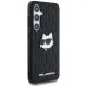 Husa Samsung Galaxy S25 - Karl Lagerfeld Hardcase Monogram Leather (KLHCS25SPGKLCHPK) - Choupette Head Pin Husa Samsung Galaxy S25 - Karl Lagerfeld Hardcase Monogram Leather (KLHCS25SPGKLCHPK) - Choupette Head Pin