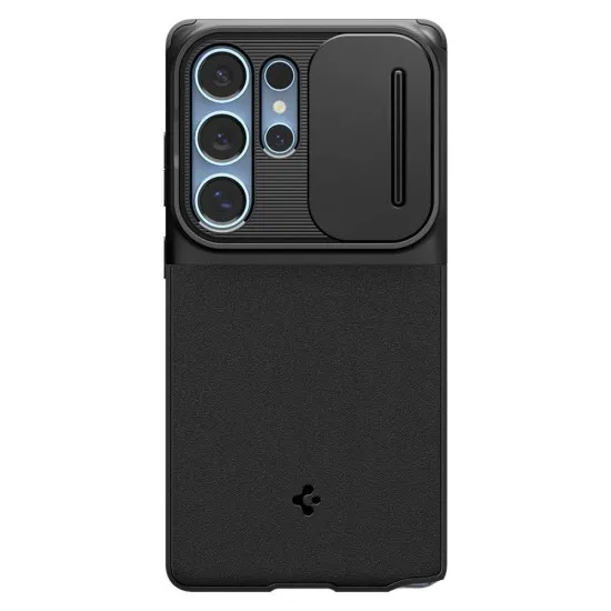 Husa Samsung Galaxy S25 Ultra - Spigen Optik Armor - Black Husa Samsung Galaxy S25 Ultra - Spigen Optik Armor - Black