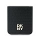 Husa Samsung Galaxy Z Flip6 - DKNY Leather Repeat Pattern Stack Logo (DKHCZF6PSHRPSK) - Black