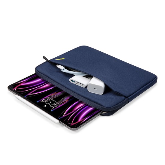 Husa Tabeta 12.9″ - Tomtoc Tablet Sleeve (B18B1B2) - Navy Blue