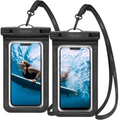 Husa universala pentru telefon (set 2) - Spigen Waterproof Case A601 - Black Husa universala pentru telefon (set 2) - Spigen Waterproof Case A601 - Black