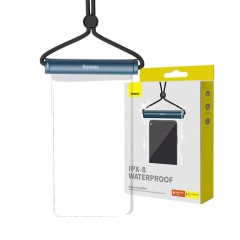 Husa Waterproof IPX8 pentru Telefon 7.2 - Baseus (P60263701U03-00) - Sea Blue Husa Waterproof IPX8 pentru Telefon 7.2 - Baseus (P60263701U03-00) - Sea Blue