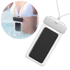 Husa Waterproof pentru Telefon 7.2 - Baseus Lets Go (ACFSD-D02) - White Husa Waterproof pentru Telefon 7.2 - Baseus Lets Go (ACFSD-D02) - White