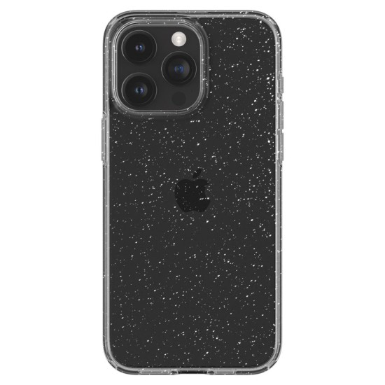 Huse pentru iPhone 15 Pro Max - Spigen Liquid Crystal Glitter - Crystal Quartz