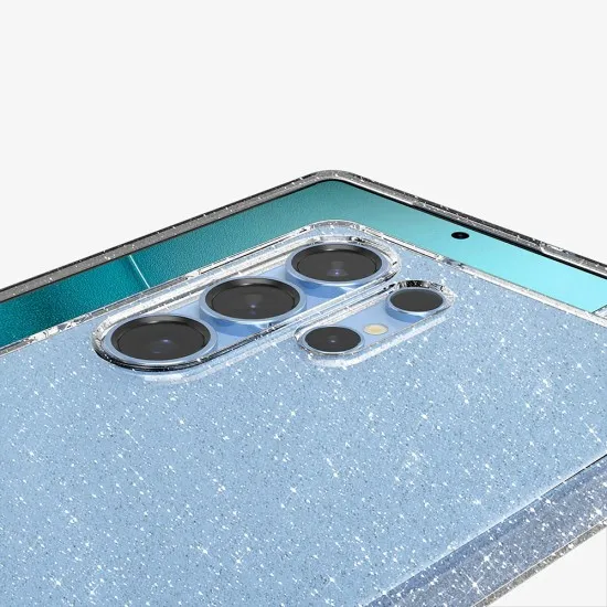 Huse pentru Samsung Galaxy S25 Ultra - Spigen Liquid Crystal Glitter - Crystal Quartz Huse pentru Samsung Galaxy S25 Ultra - Spigen Liquid Crystal Glitter - Crystal Quartz