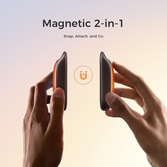 Incalzitoare de Maini, Type-C, IP45, Magnetic, with Strap, 2x 3000mAh - Ocoopa (UT3061- OG) - Orange Incalzitoare de Maini, Type-C, IP45, Magnetic, with Strap, 2x 3000mAh - Ocoopa (UT3061- OG) - Orange