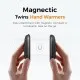 Incalzitoare pentru Maini, Type-C, Caldura Ajustabila, Design Magnetic, IP34, 2x 2000mAh - Ocoopa (UT3041-BLACK) - Black Incalzitoare pentru Maini, Type-C, Caldura Ajustabila, Design Magnetic, IP34, 2x 2000mAh - Ocoopa (UT3041-BLACK) - Black