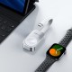 Incaractor Magnetic pentru iWatch, 5W, with Type-C Cable, Portable - Acefast (E21) - Silver Incaractor Magnetic pentru iWatch, 5W, with Type-C Cable, Portable - Acefast (E21) - Silver