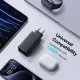Incarcator 2x USB, 2x Type-C, 100W + Cablu Type-C, 100W, 20V, 5A, 1m - Baseus GaN6 Pro (P10162705112-00) - Black Incarcator 2x USB, 2x Type-C, 100W + Cablu Type-C, 100W, 20V, 5A, 1m - Baseus GaN6 Pro (P10162705112-00) - Black