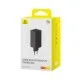 Incarcator 2x USB, 2x Type-C, 100W + Cablu Type-C, 100W, 20V, 5A, 1m - Baseus GaN6 Pro (P10162705112-00) - Black Incarcator 2x USB, 2x Type-C, 100W + Cablu Type-C, 100W, 20V, 5A, 1m - Baseus GaN6 Pro (P10162705112-00) - Black