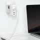 Incarcator 2x USB-C PD 100W, 2x USB-A QC3.0 + Cablu Type-C - Baseus (CCGAN2P-L02) - White Incarcator 2x USB-C PD 100W, 2x USB-A QC3.0 + Cablu Type-C - Baseus (CCGAN2P-L02) - White