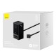Incarcator 3 x AC, USB, Type-C cu Cablu Type-C, 65W, US Plug - Baseus (PSLR000101) - Black Incarcator 3 x AC, USB, Type-C cu Cablu Type-C, 65W, US Plug - Baseus (PSLR000101) - Black