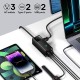 Incarcator 3xAC, 2xUSB, 2x Type-C, 65W, Cablu 100W - Baseus (PSLA020101) - Black Incarcator 3xAC, 2xUSB, 2x Type-C, 65W, Cablu 100W - Baseus (PSLA020101) - Black