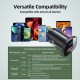 Incarcator Auto Type-C, USB, 38W, Dual-Port, Fast Charging, Lumina LED - Acefast (B1) - Black Incarcator Auto Type-C, USB, 38W, Dual-Port, Fast Charging, Lumina LED - Acefast (B1) - Black