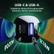 Incarcator Auto Type-C, USB, 38W, Dual-Port, Fast Charging, Lumina LED - Acefast (B1) - Black Incarcator Auto Type-C, USB, 38W, Dual-Port, Fast Charging, Lumina LED - Acefast (B1) - Black