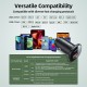 Incarcator Auto Type-C, USB, 38W, Dual-Port, Fast Charging, Lumina LED - Acefast (B1) - Black Incarcator Auto Type-C, USB, 38W, Dual-Port, Fast Charging, Lumina LED - Acefast (B1) - Black