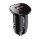 Incarcator Auto Type-C, USB, 38W, Dual-Port, Fast Charging, Lumina LED - Acefast (B1) - Black Incarcator Auto Type-C, USB, 38W, Dual-Port, Fast Charging, Lumina LED - Acefast (B1) - Black