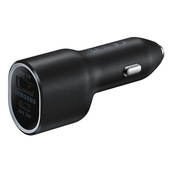 Incarcator Auto USB, Type-C, Fast Charging 40W - Samsung Duo (EP-L4020NBEGEU) - Black (Blister Packing) Incarcator Auto USB, Type-C, Fast Charging 40W - Samsung Duo (EP-L4020NBEGEU) - Black (Blister Packing)
