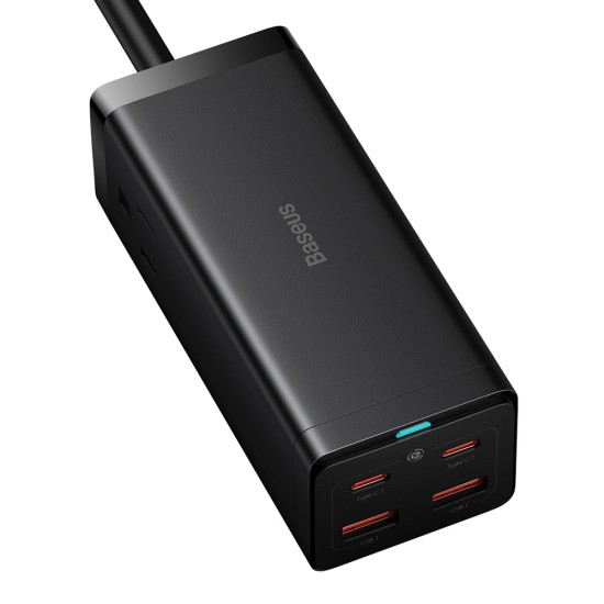 Incarcator/Cablu de alimentare GaN3 Pro 100W - Baseus (PSZM000201) - Black Incarcator/Cablu de alimentare GaN3 Pro 100W - Baseus (PSZM000201) - Black