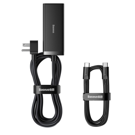 Incarcator/Cablu de alimentare GaN3 Pro 100W - Baseus (PSZM000201) - Black Incarcator/Cablu de alimentare GaN3 Pro 100W - Baseus (PSZM000201) - Black