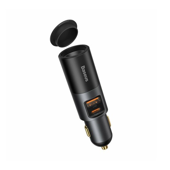 Incarcator de Masina, USB, Type-C, 120W - Baseus Share Together (CCBT-C0G) - Gray Incarcator de Masina, USB, Type-C, 120W - Baseus Share Together (CCBT-C0G) - Gray