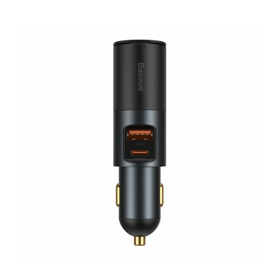 Incarcator de Masina, USB, Type-C, 120W - Baseus Share Together (CCBT-C0G) - Gray Incarcator de Masina, USB, Type-C, 120W - Baseus Share Together (CCBT-C0G) - Gray