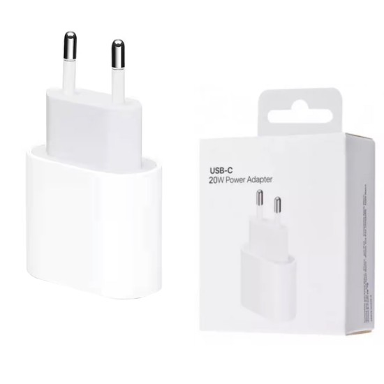 Incarcator de Priza Type-C, 20W - Apple A2347 (MHJE3ZM/A) - White (Blister Packing) Incarcator de Priza Type-C, 20W - Apple A2347 (MHJE3ZM/A) - White (Blister Packing)