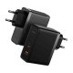 Incarcator EU 2in1, 100W, Cablu Type-C, 1m - Baseus GaN5 Pro (CCGP090201) - Black Incarcator EU 2in1, 100W, Cablu Type-C, 1m - Baseus GaN5 Pro (CCGP090201) - Black