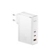 Incarcator EU 3in1, 140W, Cablu Type-C, 1m - Baseus GaN5 Pro (CCGP100202) - White Incarcator EU 3in1, 140W, Cablu Type-C, 1m - Baseus GaN5 Pro (CCGP100202) - White
